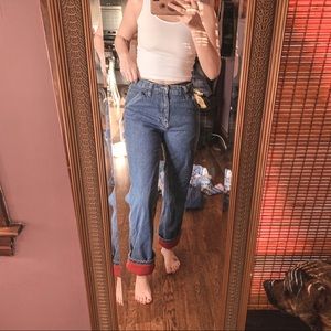 🛍vintage fleece-lined mom jeans🛍